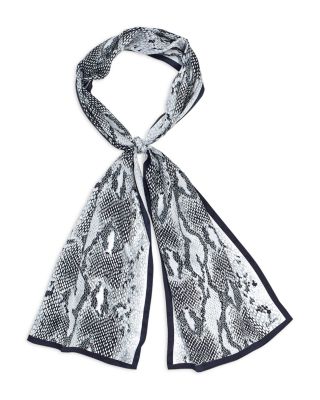 Echo - Silk Python Print Scarf