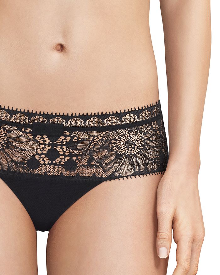 Shop Chantelle Day To Night Lace Hipster In Black