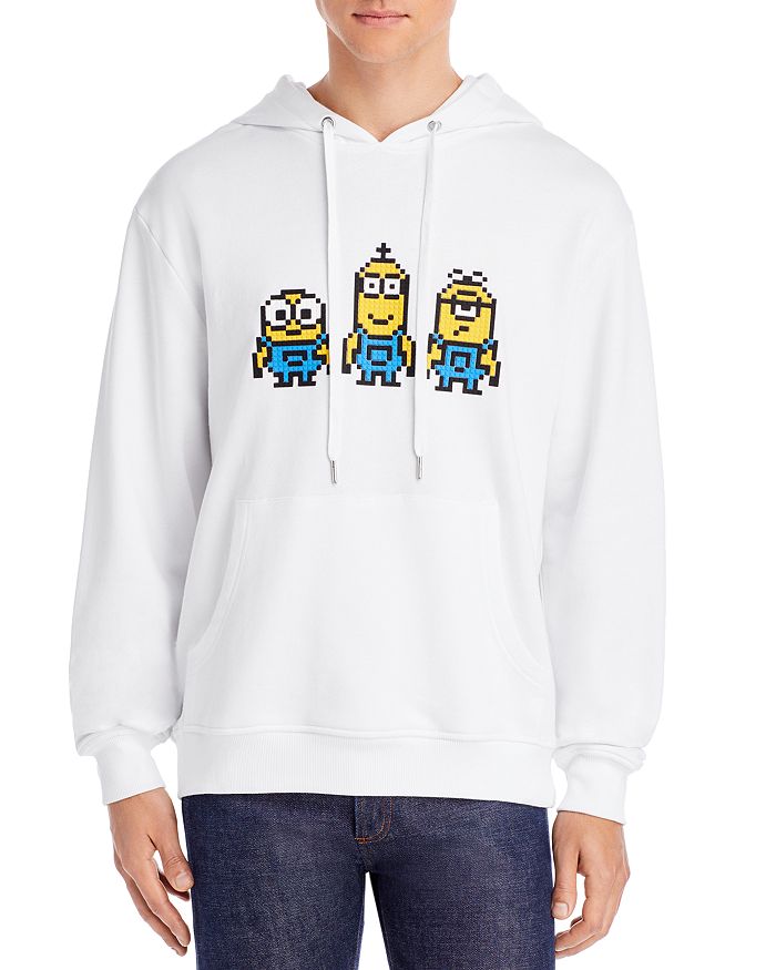 8-bit By Mostly Heard Rarely Seen Mostly Heard Rarely Seen Tiny Together Applique Hoodie In White