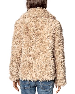 Zadig & Voltaire Fun Curly Faux Fur Coat | Bloomingdale's