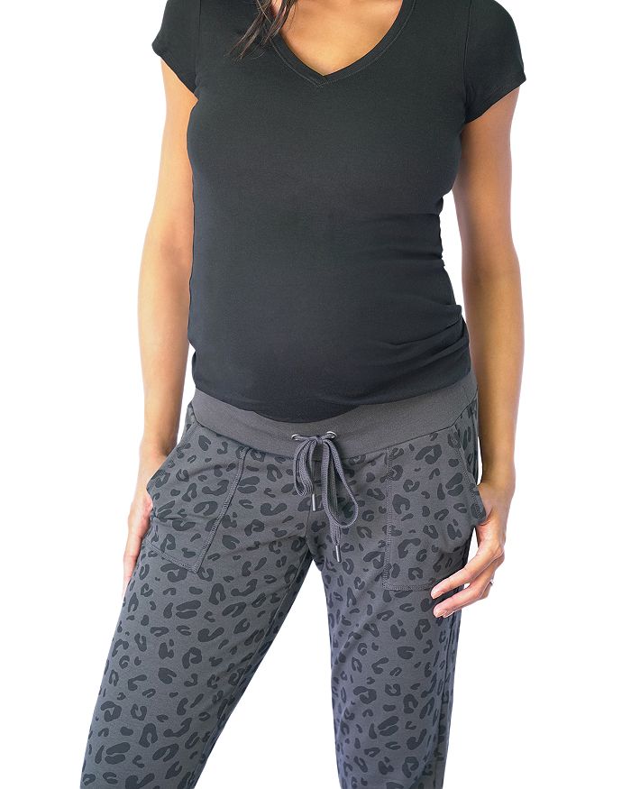 Shop Ingrid & Isabel Maternity Leopard Print Jogger Pants