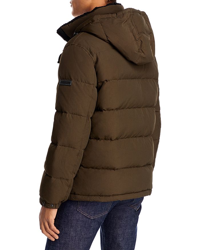 Shop Marc New York Hubble Puffer Coat In Olive