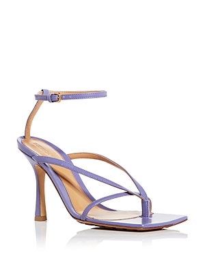 Bottega Veneta Women's Square-toe High-heel Sandals In Lilac
