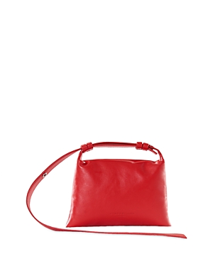Simon Miller Mini Puffin Leather Shoulder Bag In Retro Red