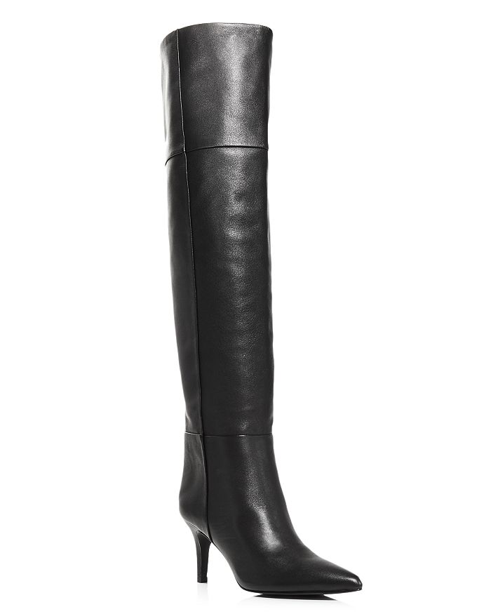 Aqua Women's Life Boots - 100% Exclusive In Black Leather