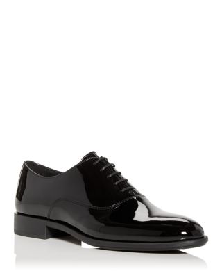 Hugo Boss Eastside Cap Toe Oxfords- Black 8 HUGO BOSS Eastside Perforated PLAIN TOE OXFORDS Men main image 3