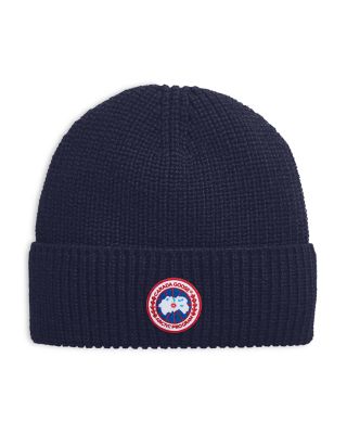 Arctic Disc Merino Wool Ribbed Toque