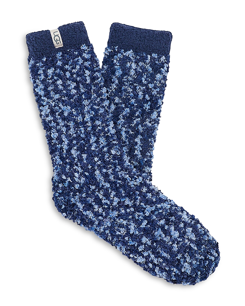 Ugg Australia Chenille Crew Socks In Blue