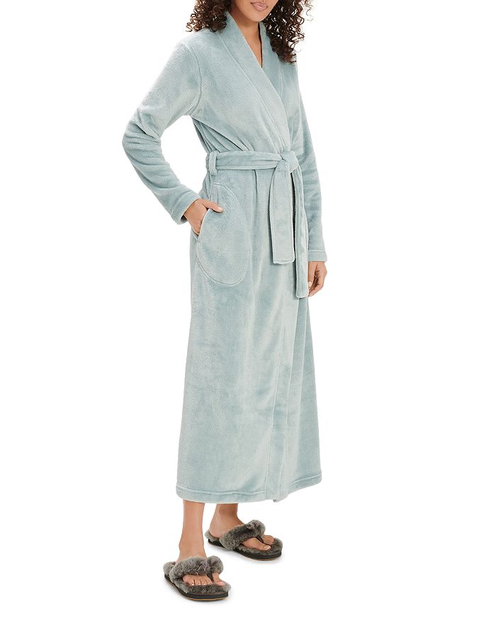 Ugg Marlow Plush Long Robe In Succulent