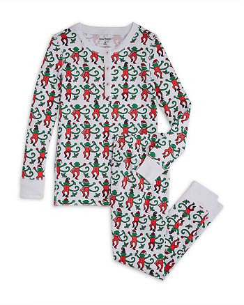 Little Kid Unisex Monkey Pajama Set Big Kid Bloomingdales Girls Clothing Loungewear Nightdresses & Shirts 