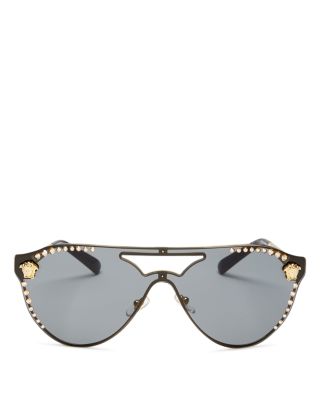 versace rimless round sunglasses