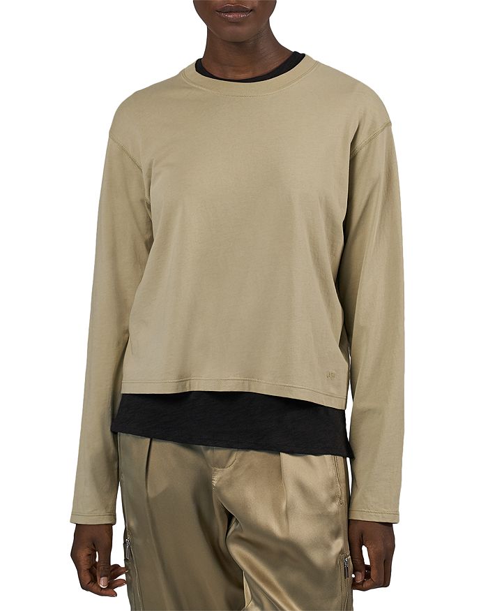 ATM ANTHONY THOMAS MELILLO CLASSIC JERSEY TOP,AW1323-GAB
