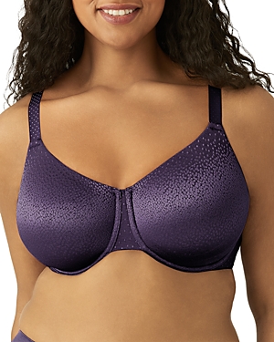 Wacoal Back Appeal Jacquard Underwire Bra In Eclipse