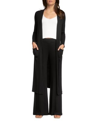 long black sweater duster