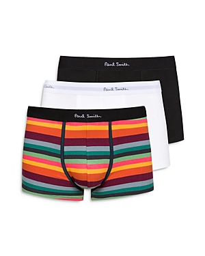 Paul Smith Logo Boxer Briefs, Pack Of 3 In Black