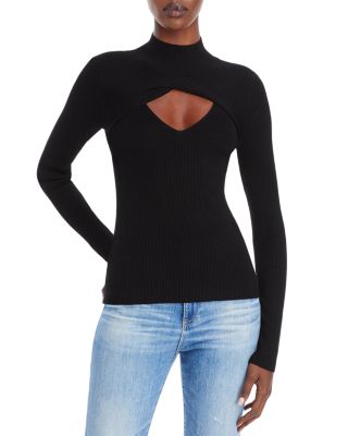 Black 2025 keyhole sweater