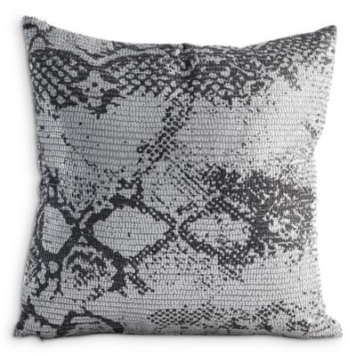 Global Views - Shimmer Snake Skin Pillow, 20" x 20"