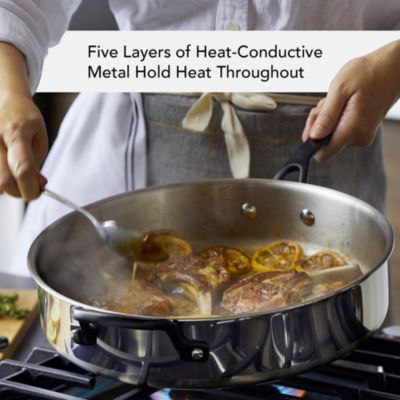 5-Ply Clad Stainless Steel 10-Piece Cookware Set