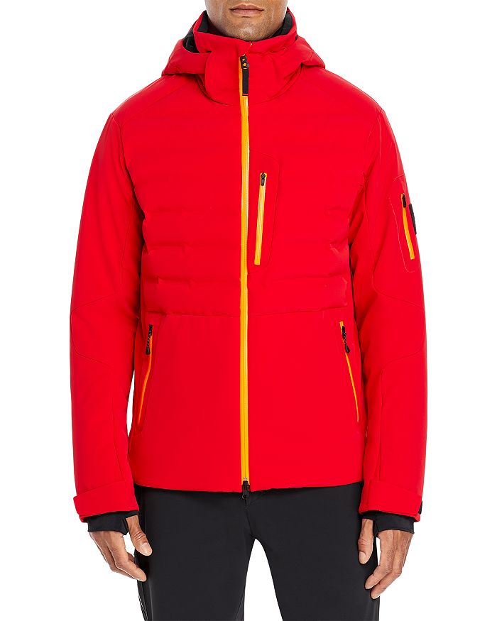 Bogner Erik Color Block Ski Jacket In Red