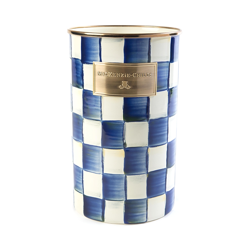 Mackenzie-childs Mackenzie Childs Royal Check Utensil Holder
