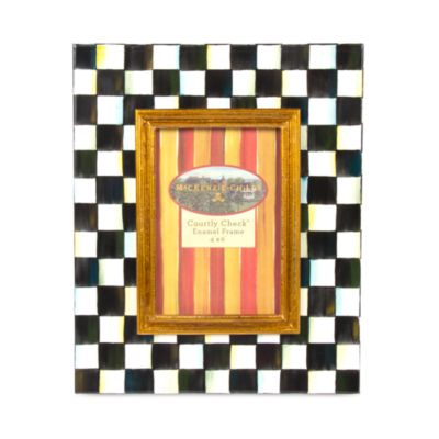 Mackenzie-Childs - Courtly Check Enamel Frame Collection