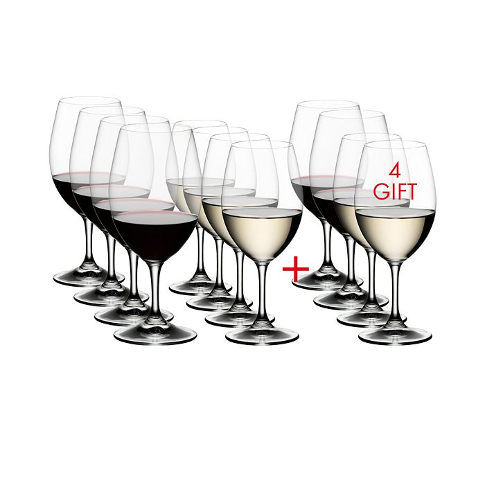 Riedel Ouverture Pay 8, Get 12 Wine Glasses Gift Pack