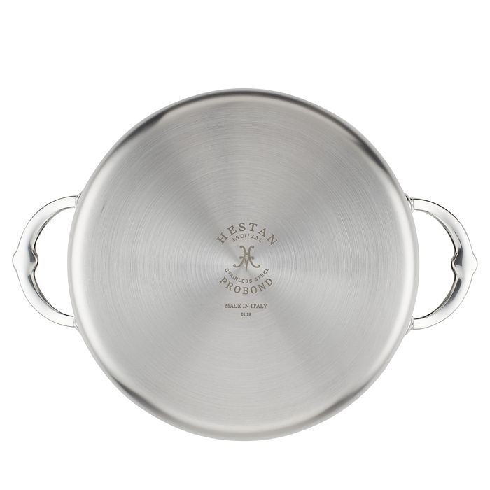 Hestan Probond 3.5 Quart Forged Stainless Steel Sauteuse With Lid In Silver