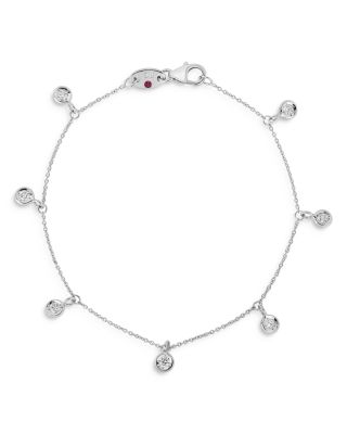 diamond charm bracelet