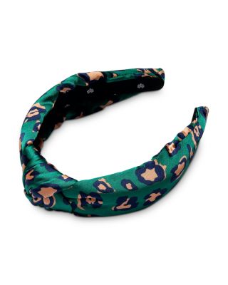 Lele Sadoughi Leopard Print Knotted Headband | Bloomingdale