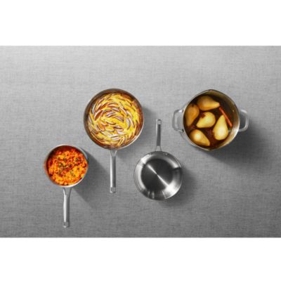 Classic Stainless Steel 10-Piece Cookware Set