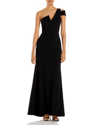 AQUA One-Shoulder Ruffled Gown - 100% Exclusive Women - Bloomingdale's
