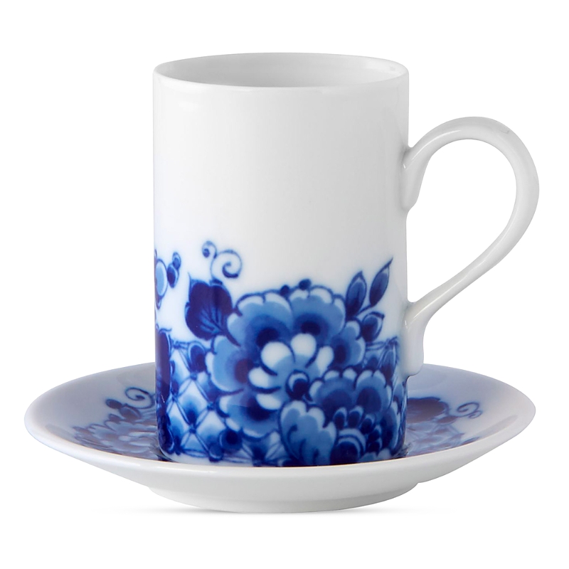 Vista Alegre Blue Ming Coffee Cup & Saucer In Blue