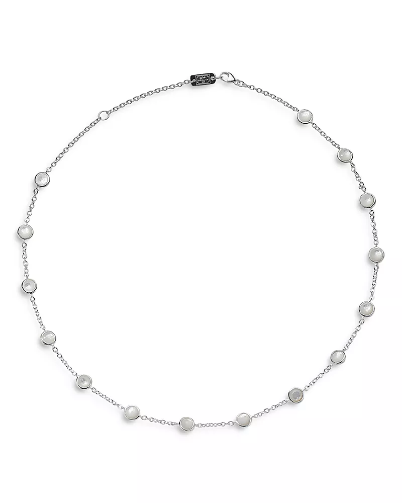 Ippolita Sterling Silver Lollipop Mother of Pearl Station Necklace, 16