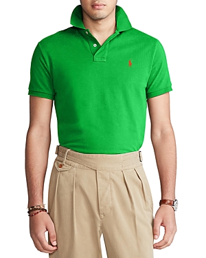 Polo Ralph Lauren Classic Fit Mesh Polo Shirt In Bright Golf Green