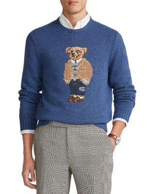 the iconic polo bear sweater