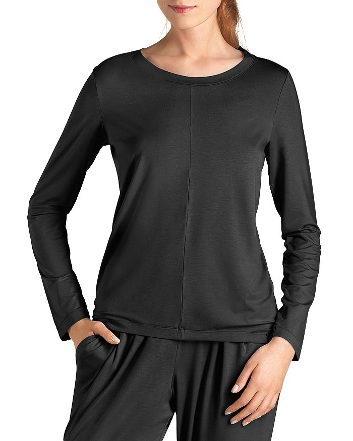 Hanro Long Sleeve Yoga Top Bloomingdale's