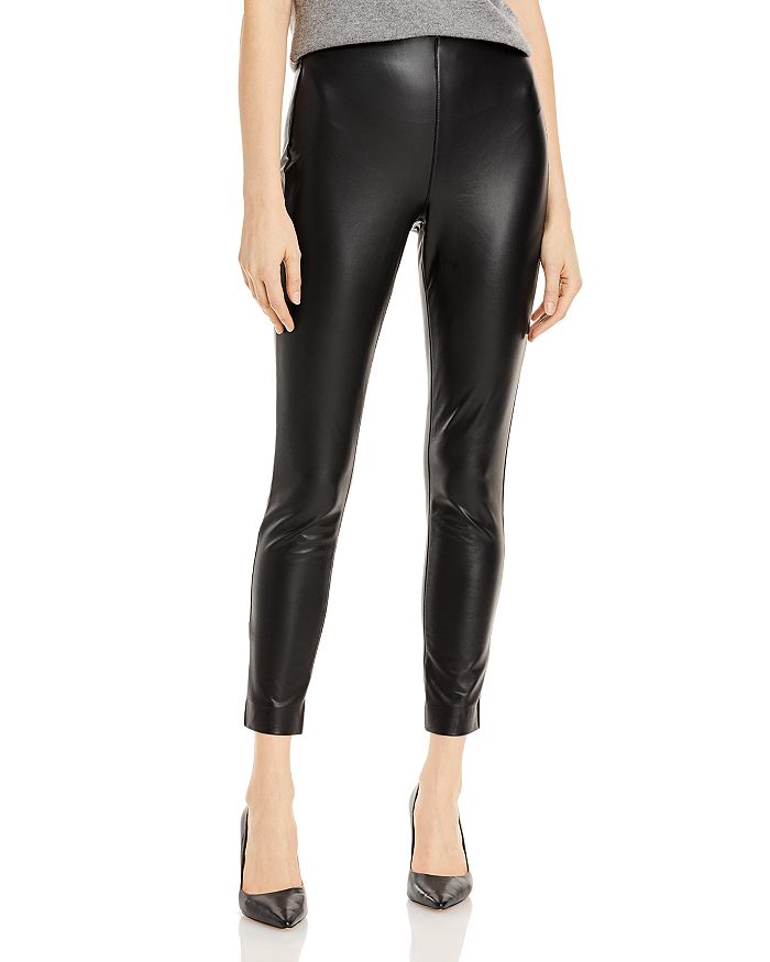 Riley BLACK High Waist Faux Leather Leggings – Get That Trend