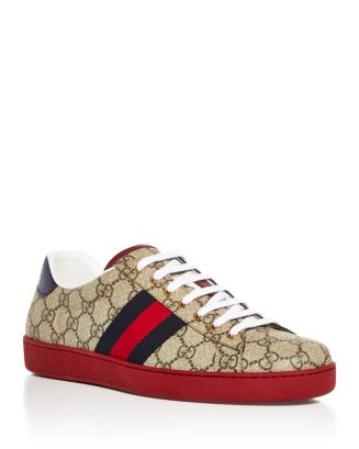 Gucci Men's Monogram Low Top Sneakers | Bloomingdale's