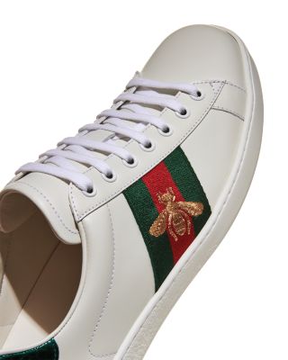 Men's Ace Leather Low Top Sneakers