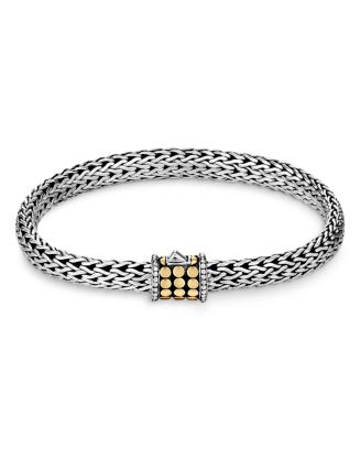 John hardy dot gold discount and silver chain bracelet