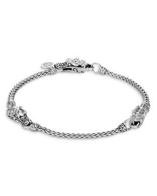 JOHN HARDY - Sterling Silver Legends Naga Dragon Station Link Bracelet