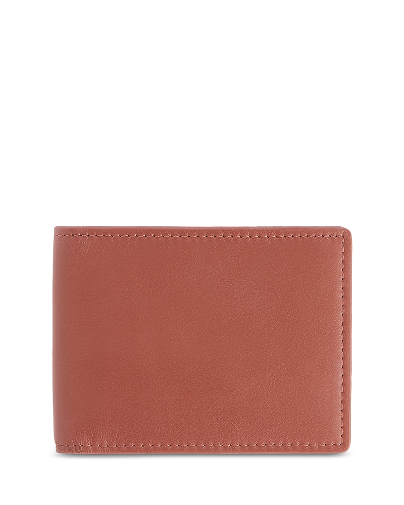 Royce New York Leather Rfid-blocking 100 Step Wallet In Tan