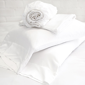 Pom Pom At Home Bamboo Sheet Set, Queen In White