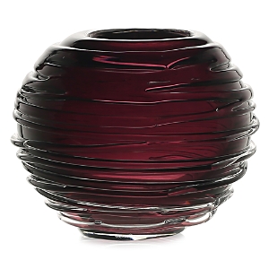 William Yeoward Crystal Miranda Globe Vase 3 In Heliotrope
