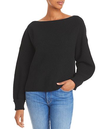 FRENCH CONNECTION Millie Mozart Knits Cotton Boat Neck Sweater ...