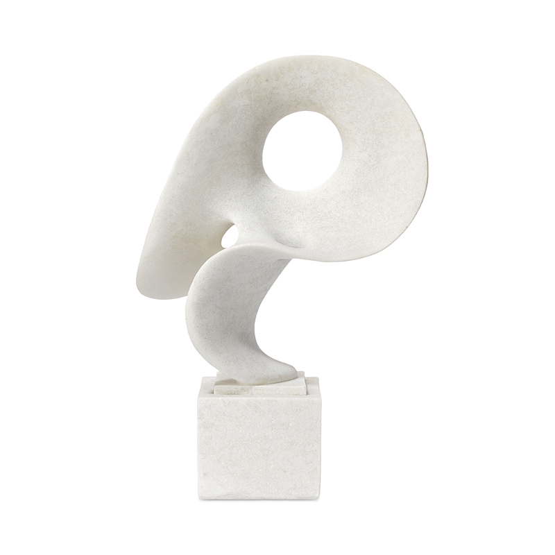 Jamie Young Obscure Object On Stand In White