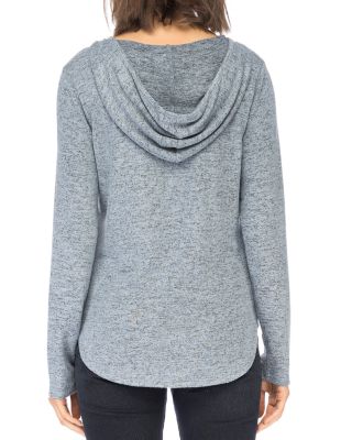 bobeau vendie hooded open cardigan
