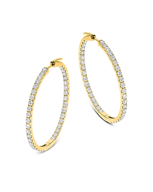 Bloomingdale's Diamond Inside-Out Hoop Earrings in 14K Yellow Gold, 2.90 ct. t.w. - 100% Exclusive