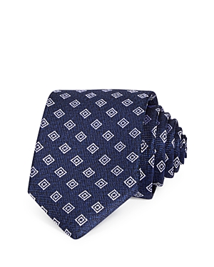 The Men's Store at Bloomingdale's Diamond Grid Silk Classic Tie - 100% Exclusive