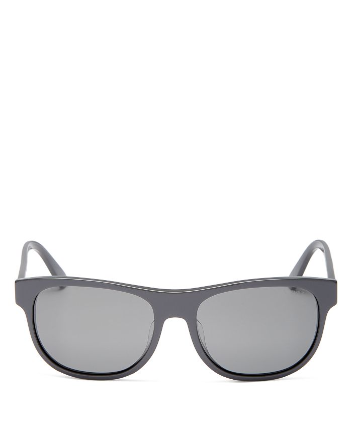 Prada Men's Polarized Square Sunglasses, 56mm In Gray / Polar Gray